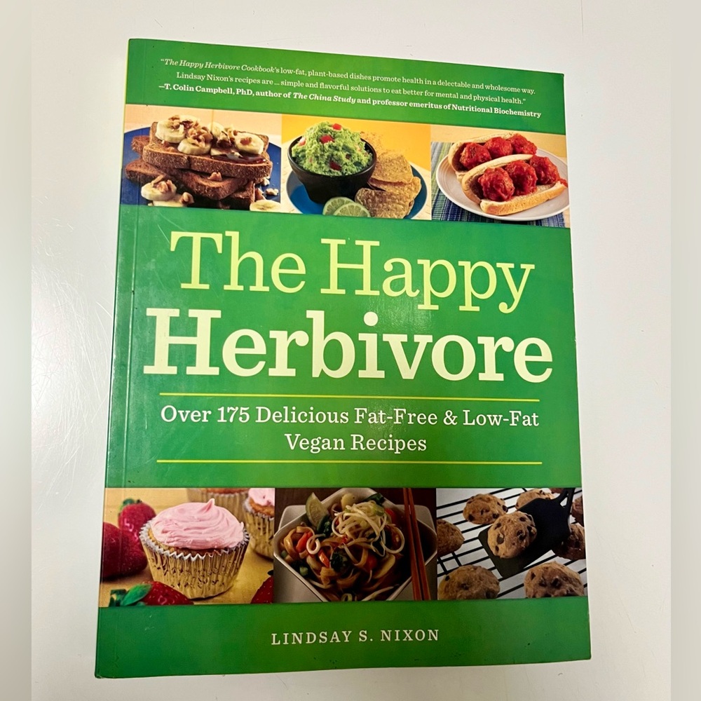 The Happy Herbivore by Lindsay S. Nixon. Vegan cookbook.